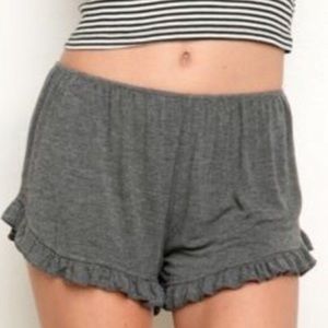 Brandy grey flowy shorts